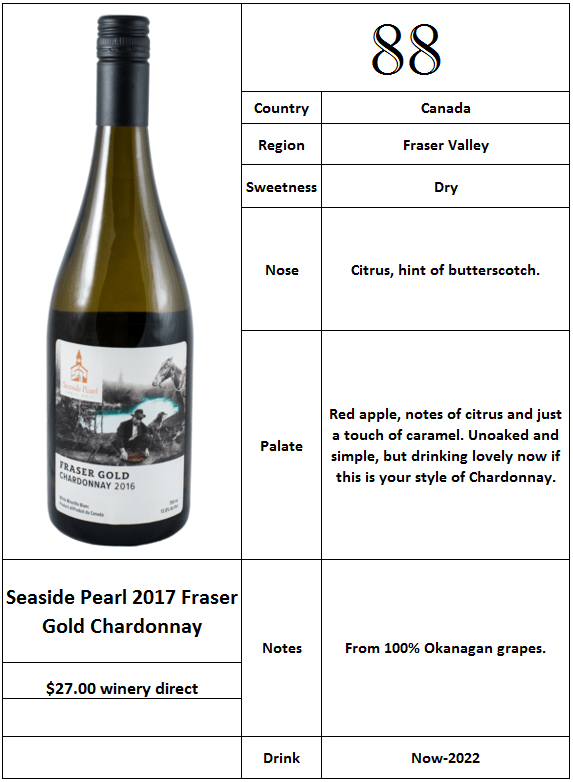 Seaside Pearl 2017 Fraser Gold Chardonnay