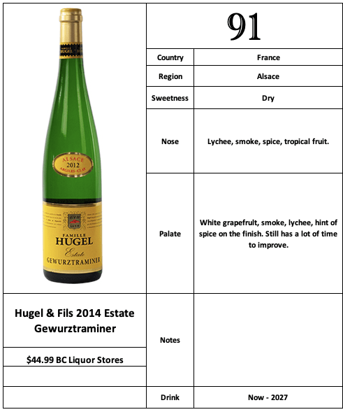 Hugel &amp; Fils 2014 Gewurztraminer