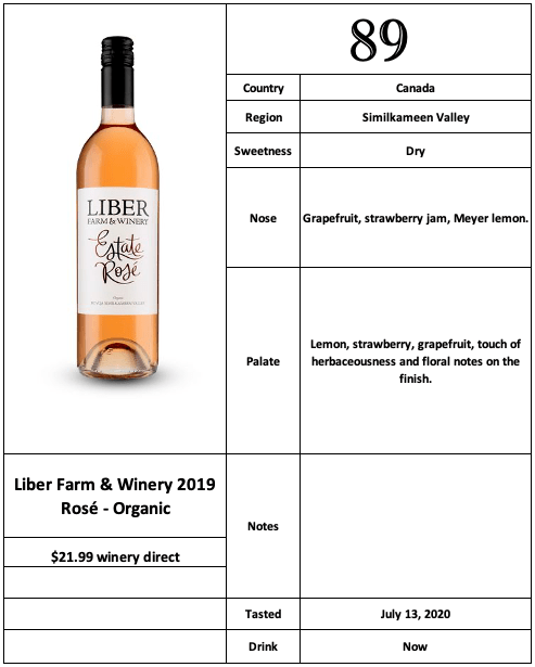 Liber Farm &amp; Winery 2019 Rosé