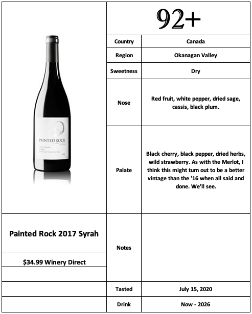 Painted Rock 2017 Syrah